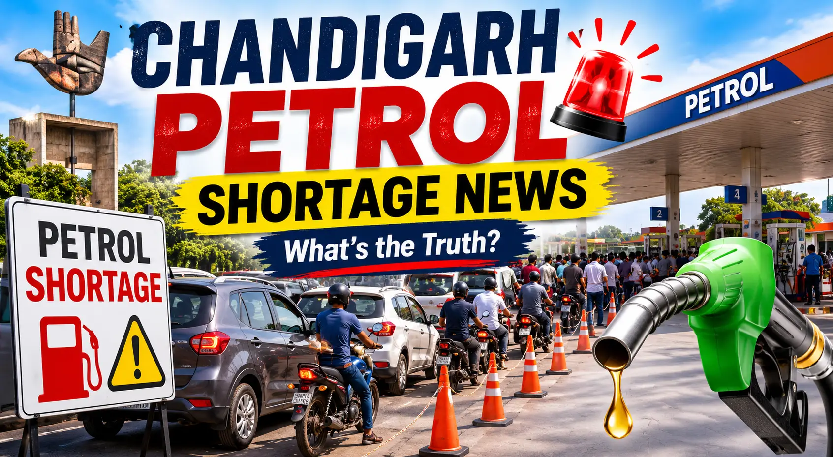 Chandigarh petrol shortage news, Chandigarh fuel crisis, petrol shortage Chandigarh today, Chandigarh petrol pump queues, Mohali petrol shortage, Panchkula fuel news, petrol crisis Tricity, fuel shortage latest news, chandigarh news, chd news